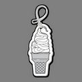 Soft Serve Ice Cream In A Cone - Luggage Tag